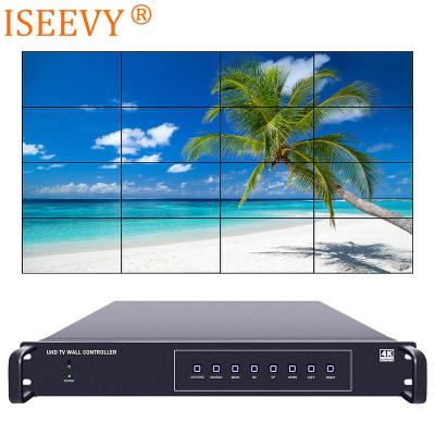 China ISEEVY 4K Video Wall Controller 4x4 3x5 5x3 TV Wall Controller Support 3840*2160@60 Multiple Inputs For 16 TVs Splicing ISV-TWC16-4K60 for sale