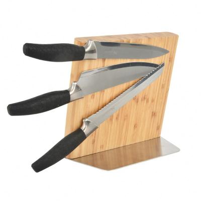 China Viable Natural Bamboo Magnetic Block Holder Knife Holder Magnetic Bamboo Holder for sale