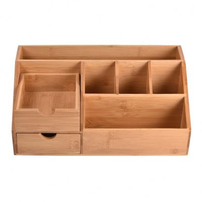 China Sustainable Wood Kitchen Utensils Organizer Home Bamboo Kitchen Organizer for sale