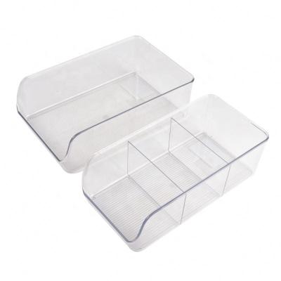 China Folding Vegetable Fridge Food Fruit Storage Containers Organizer Fridge Storage Basket for sale