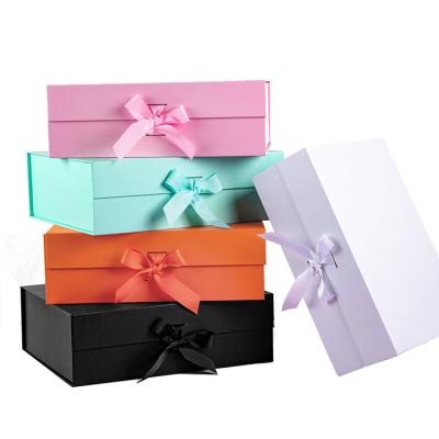 China Hot Sale Materials Luxury Custom Magnetic Cardboard Recycled Foldable Gift Box For Cosmetic Packaging for sale