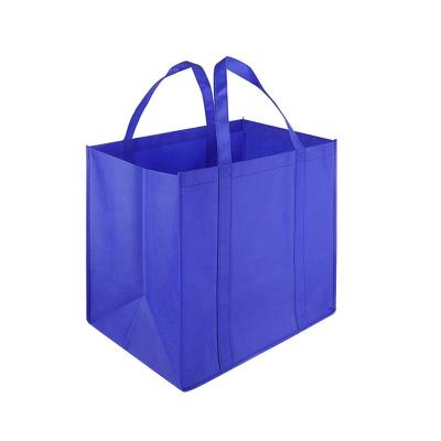 China Custom Reusable Eco-Friendly Foldable Travel Tote Shopping Storage Bag Logo Grocery Bag Portable Waterproof Non Woven for sale