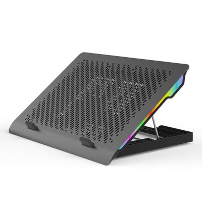 China 11~17.3 Inch RGB Aluminum Fan Laptop Pad Cooling Pads With CE Certificate for sale