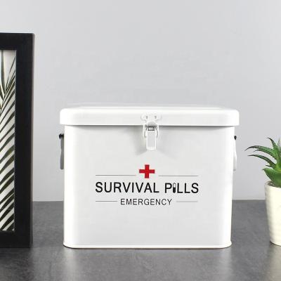 China Viable Compartments Emergency Survival Storage Box Medicine Cabinet First Aid Box for sale