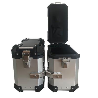 China Motorcycle Rider OHHO Motorcycle Accessories Trunk 38L Aluminum Alloy Case Motorcycle Tail Top Boxes for sale