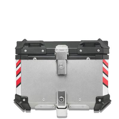 China OHHO Waterproof Aluminum Quick Release Lock System Box 45L Crate Motorcycle Tail Top Box for sale