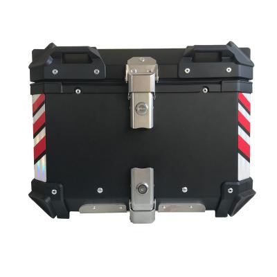 China Waterproof High Quality 45L Aluminum Alloy Big Tail Storage Box Motorcycle OHHO Top Box for sale