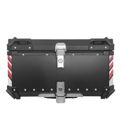 China Waterproof High Quality Aluminum Motorcycle Luggage 65L Motorcycle Accessories Tail Box OHHO Top Box for sale