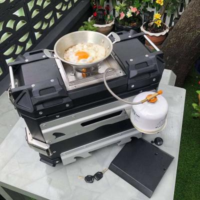 China Latest OHHO Waterproof Cooking And Boiling Water Scooter Motorcycle Aluminum Alloy Side Box for sale