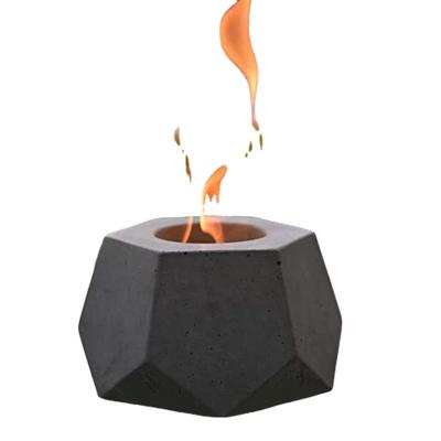 China Portable Concrete Ethanol Table Fire Pit Bowl Garden Fire Pit Heater Fire Places for sale