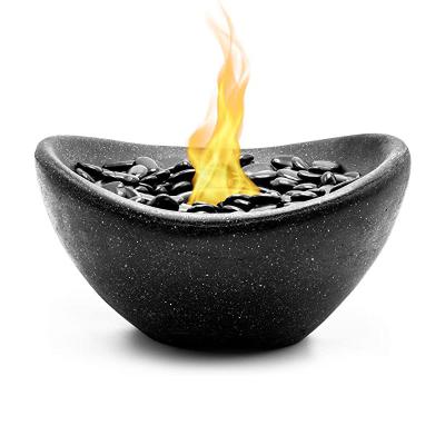 China Portable Indoor Outdoor Table Fire Pit Bowl Table Fire Home Decor HomeShare for sale