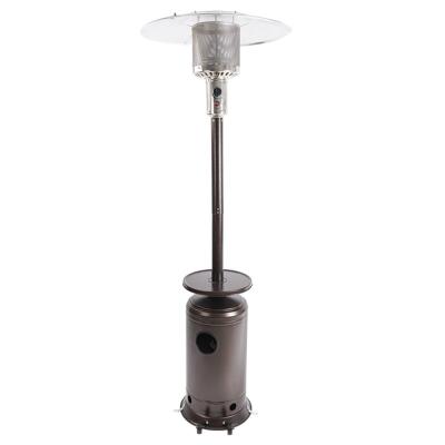 China Waterproof Outdoor Gas Garden Stand Patio Heater Smokeless Patio Fire Pit 91*91*217cm for sale