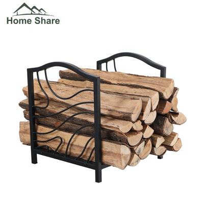 China Outdoor Steel Firewood Rack Firewood Rack Wood Rack Tool Kit Fireplace Tools Accessories Iron Firewood Rack With Rack for sale