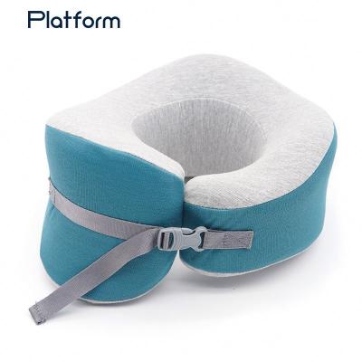 China 2021 New Design Neck Pillow Hand Rest Neck Pillow PORTABLE Heat Travel Neck Vibrating Massage Pillow for sale