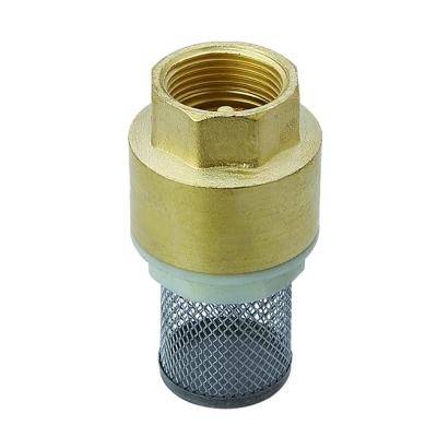 China General Brass Foot Valve With SS Filter for sale