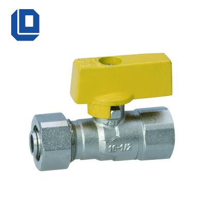 China General Brass Ball Valve With Aluminum Butterfly Handle With Cheap Price for sale