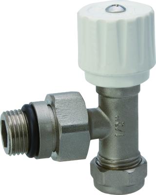 China General heating valve with compression end for copper pipe for sale