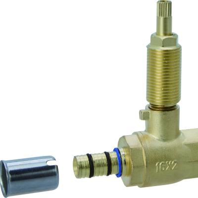 China General Element Brass Ball Valve With Press Fitting With Sleeve for sale