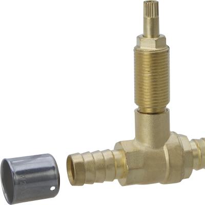 China General Element Brass Ball Valve With Press Fitting With Sleeve for sale