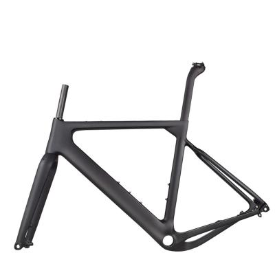 China Road Bicycles Spot Cost Effective High Frame T800 Frame Carbon Fiber Pneumatic Road Bike Frame for sale