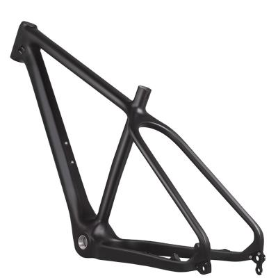 China Mountain Bikes Factory Outlet 26er Full Carbon Snow Bike Frame Fits Up To 4.8 BSA Tires Carbon Fiber Bike Frame 160mm Disc Brake Snow Frame for sale