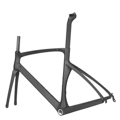 China Road Bikes China Cheap Price Carbon Fiber Road Bike Frame 700C Carbon Road Bike FrameSet V Brake for sale