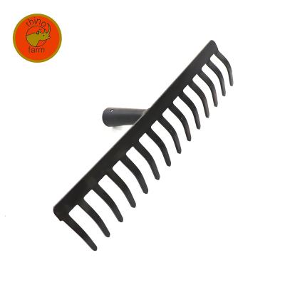 China Agriculture hot sale carbon steel metal rake factory direct product cultivating 12T/14T/16T rake head from china for sale