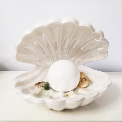 China Shell Wedding Jewelry Shell Lamp Festival or Showroom High End Light-- Table Sea Shell Night Light for sale