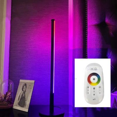 China New Nordic Minimalist RGB Color Magic LED Table Lamp Eye Protection Bedroom Bed Filling Atmosphere Light Table Lamp for sale