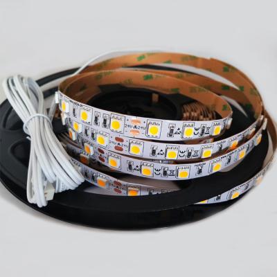 China DIY LANDSCAPE CEILING DECORATION TABLE SOFA 600leds per meter 3years warranty led strip light 5050-60 led strip light for sale