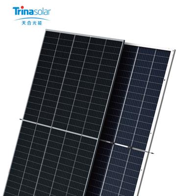 China Trina Solar Full Black Panel Solar Power System High Efficiency 480 W -500W Portable Solar Panels For RV for sale