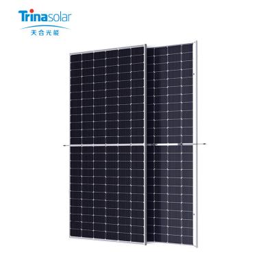 China Trina Solar Full Black Panel Solar Power System High Efficiency 355 W -380 W Portable Solar Panels For RV for sale