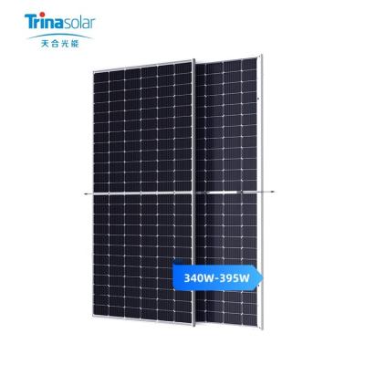 China Solar Power System Warehouse Inventory 345W 395W Solar Panel Roof Half Bifacial Cut Mono Photovoltaic PV Solar Panels for sale