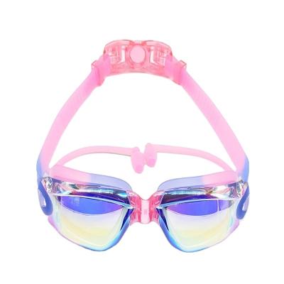 China New Anti Fog UV Protection Waterproof Children's Earplugs Fun Swimming Goggles for sale