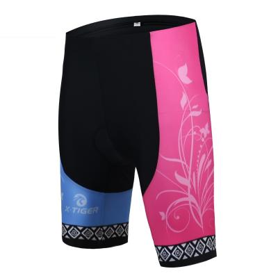 China Breathable Womens Bike Shorts With 3D Gel Padded Cycling Womens Shorts for sale