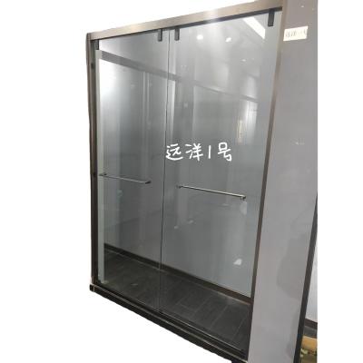 China Modern Glass Stainless Steel Primary Color Frame Safety Slip Shower Room for sale