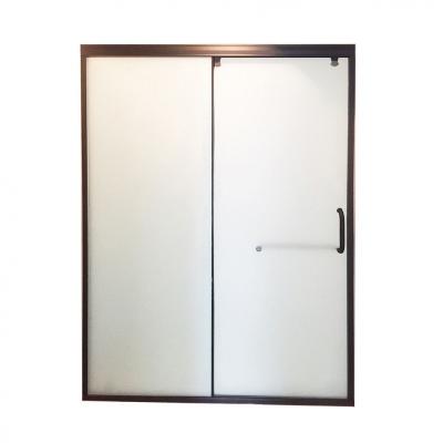 China Modern Hotel Household Bathroom Type Frosted Glass Shower Room for sale