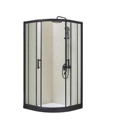 China 2210Sliding Shower Door Corner Shower Enclosure Modern Arch Framed Shower Enclosure for sale