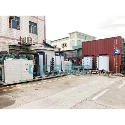 China Industrial Ice Storage Raking System Flake Ice Machine Concrete Ice Plant Cooling Solution For Batching Plant for sale