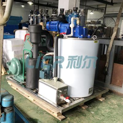 China Onboard Industrial Fishing Boats Refrigeration Seawater Flaker Ice System For Seafood Preservation LRH-2T for sale