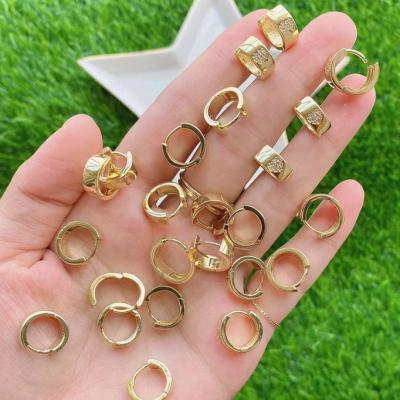 China Small BOHEMIA Heart Huggie Earrings Shape Circle Earrings For Women for sale