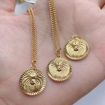 China Wholesale NEW FASHIONABLE Style Copper Coin Shape Pendant For Jewelry Making for sale