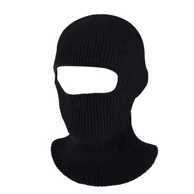 China Ski Mask Knit Beanie Men COMMON Balaclava Skimask wholesale 1 hole custom logo for sale