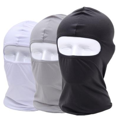 China breathable & Waterproof Custom Printed Microfiber One Hole Summer Motorcycle Silky Stretchable Ski Mask Helmet Balaclava For 1 One for sale