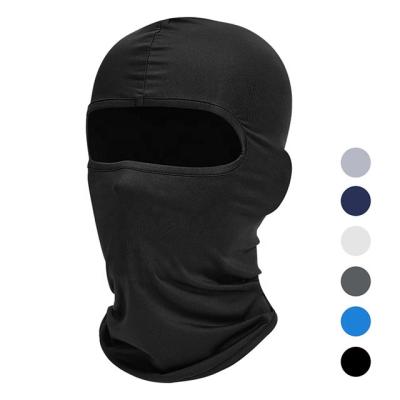 China breathable & Multifunctional Custom Logo Balaclava Hood Mask 1 Hole Full Face Cover Ski Mask Hat Breathable Cycling UV Protection Waterproof for sale