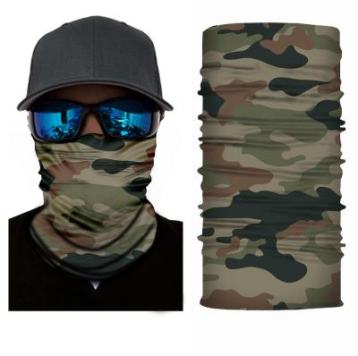 China Wholesale Outdoor Neck Multifunctional Seamless Solid Tubular Cuff Bandana Face Muti-function Camouflage Main Use Recycling for sale