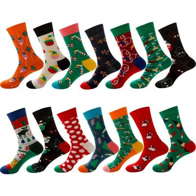 China Wholesale Custom Christmas Funny Stocking Sock QUICK DRY Happy Fashion Colorful Custom Design Christmas Decorations Socks Women for sale