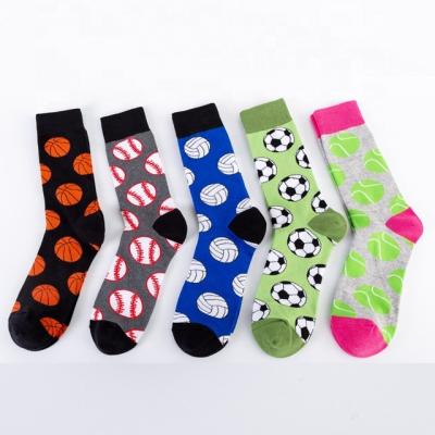 China Factory Directly Sporty Hot Men's Casual Socks OEM Design Own Happy Socks Crazy Colorful Socks for sale