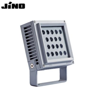 China Theme park theater spot lamp ip65 18w rgb outdoor waterproof dmx 512 15 30 45 degree beam angle led floodlight outdoor spotlight for sale