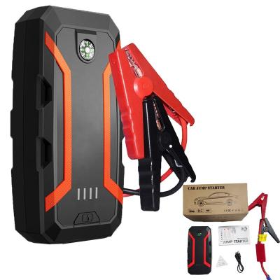 China Passenger Car 10000mAh All in One Emergency Vehicle Charger Power Station Car Jump Starter Pack with Compressor Tire Inflator Car Jump Starter for sale